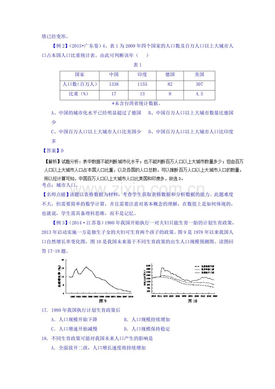 高三地理课时考点复习调研测试21.doc_第2页