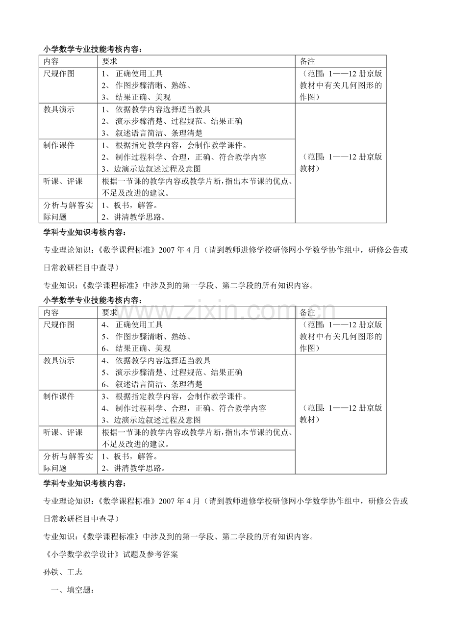 小学数学学科素养.doc_第1页