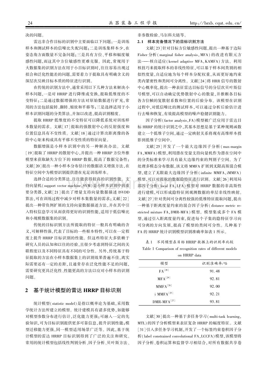 基于HRRP的雷达目标识别研究综述.pdf_第3页