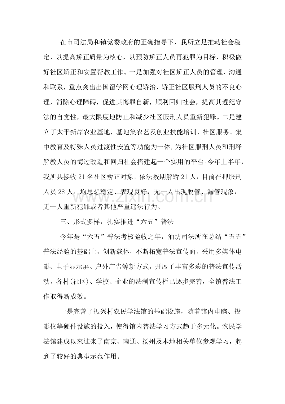 关于司法的年度总结报告.doc_第2页