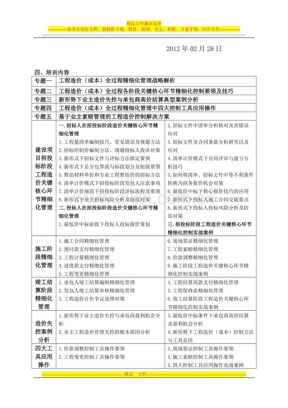 工程造价全过程精细化管理及四大控制工具[1].---付迎doc..doc_第2页