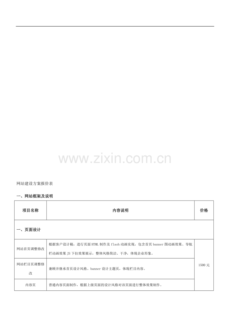 2017网站建设方案及报价.doc_第1页