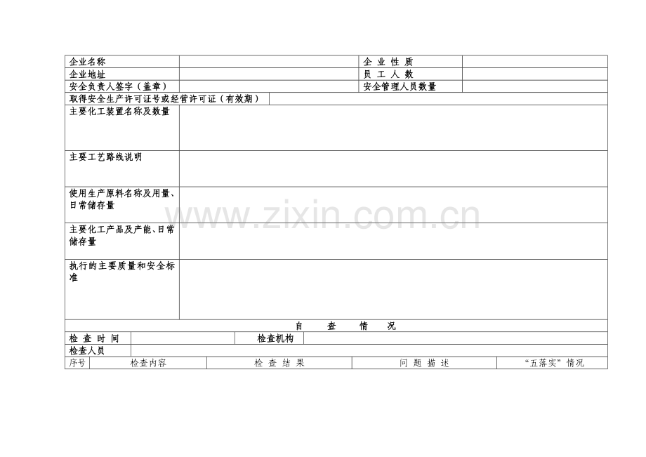 企业自查报告基本信息.doc_第2页