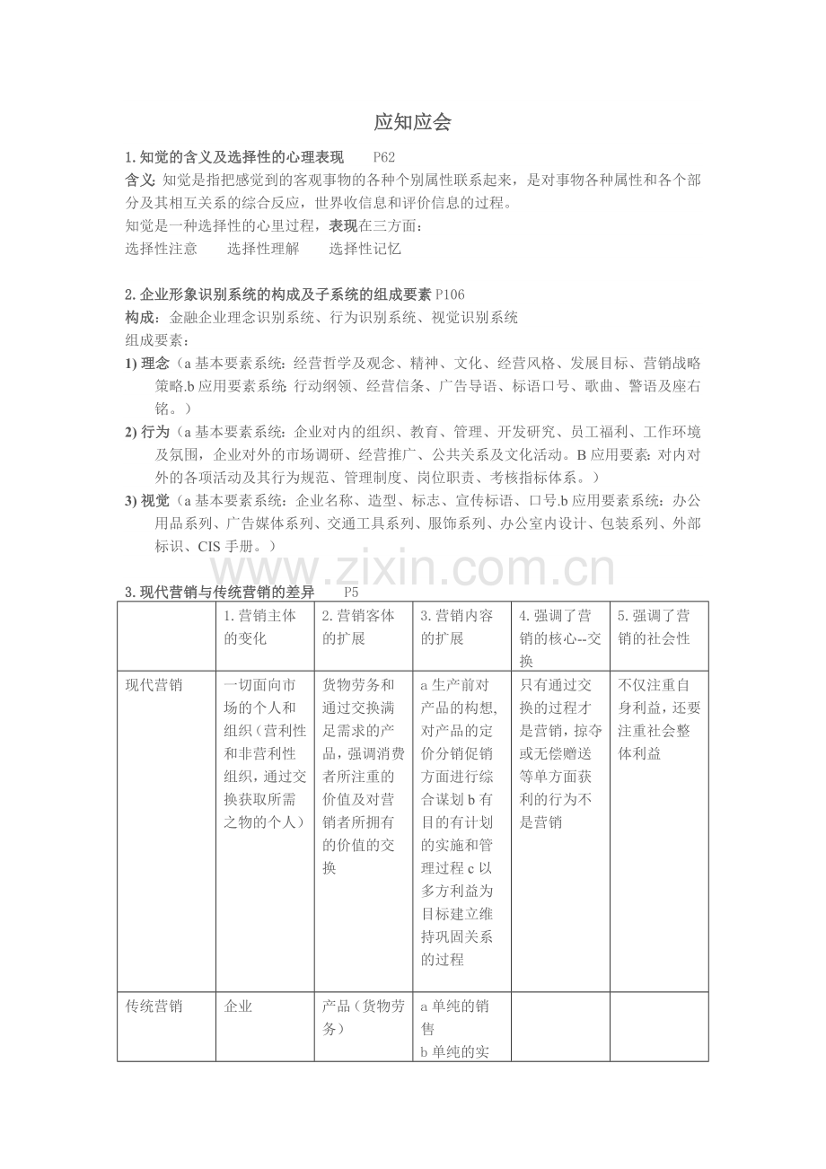 金融营销学考试复习资料.doc_第1页