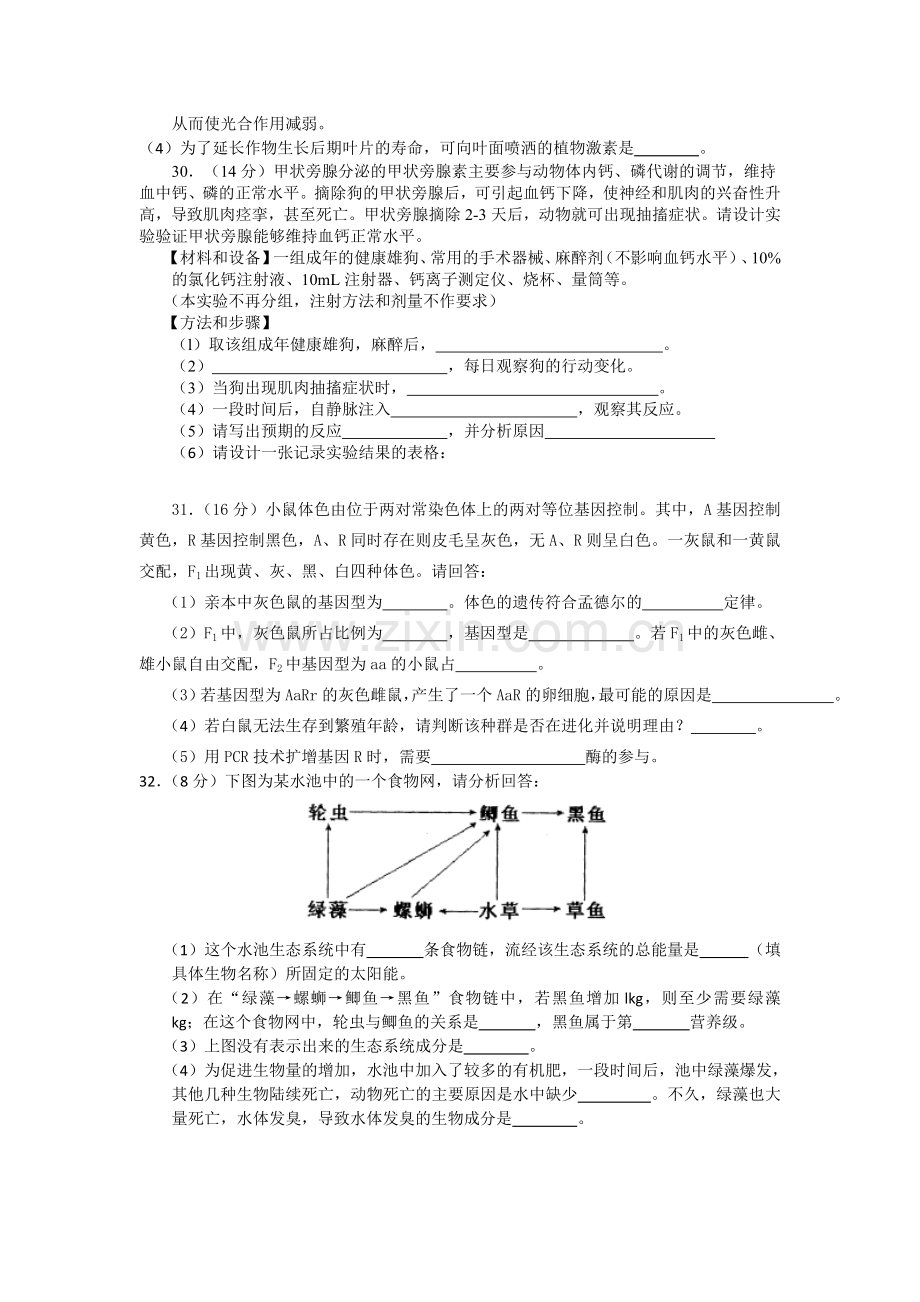 江西省南昌一中2016届高三英语上册联考试题.doc_第3页