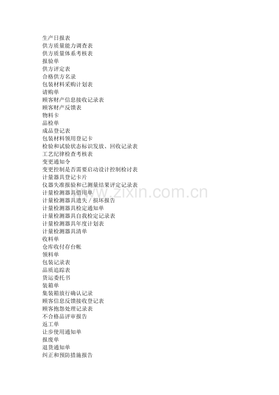 2011-11-03-我想要质量管理体系的相关表格.doc_第3页