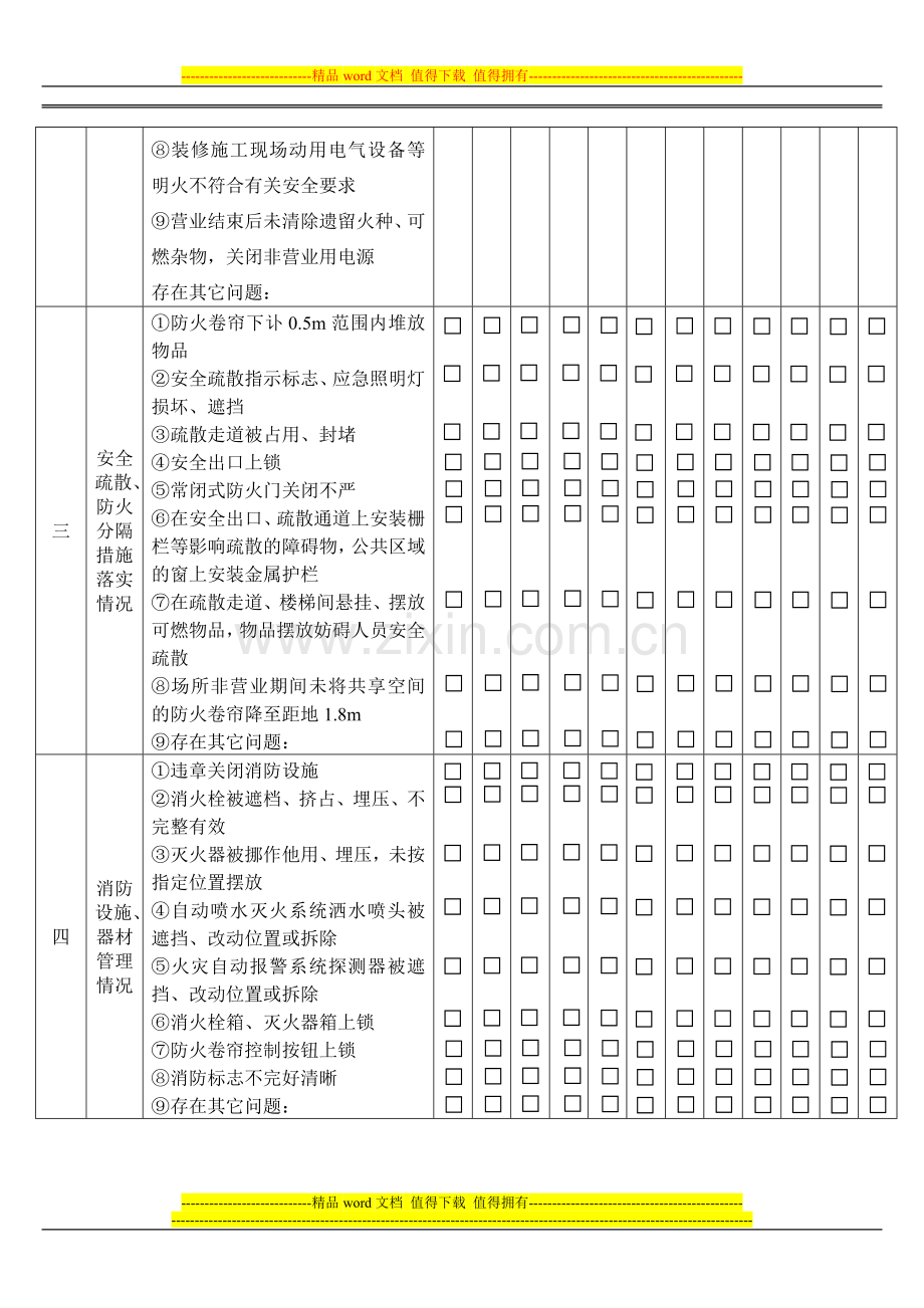 消防安全每日巡查记录表.doc_第2页