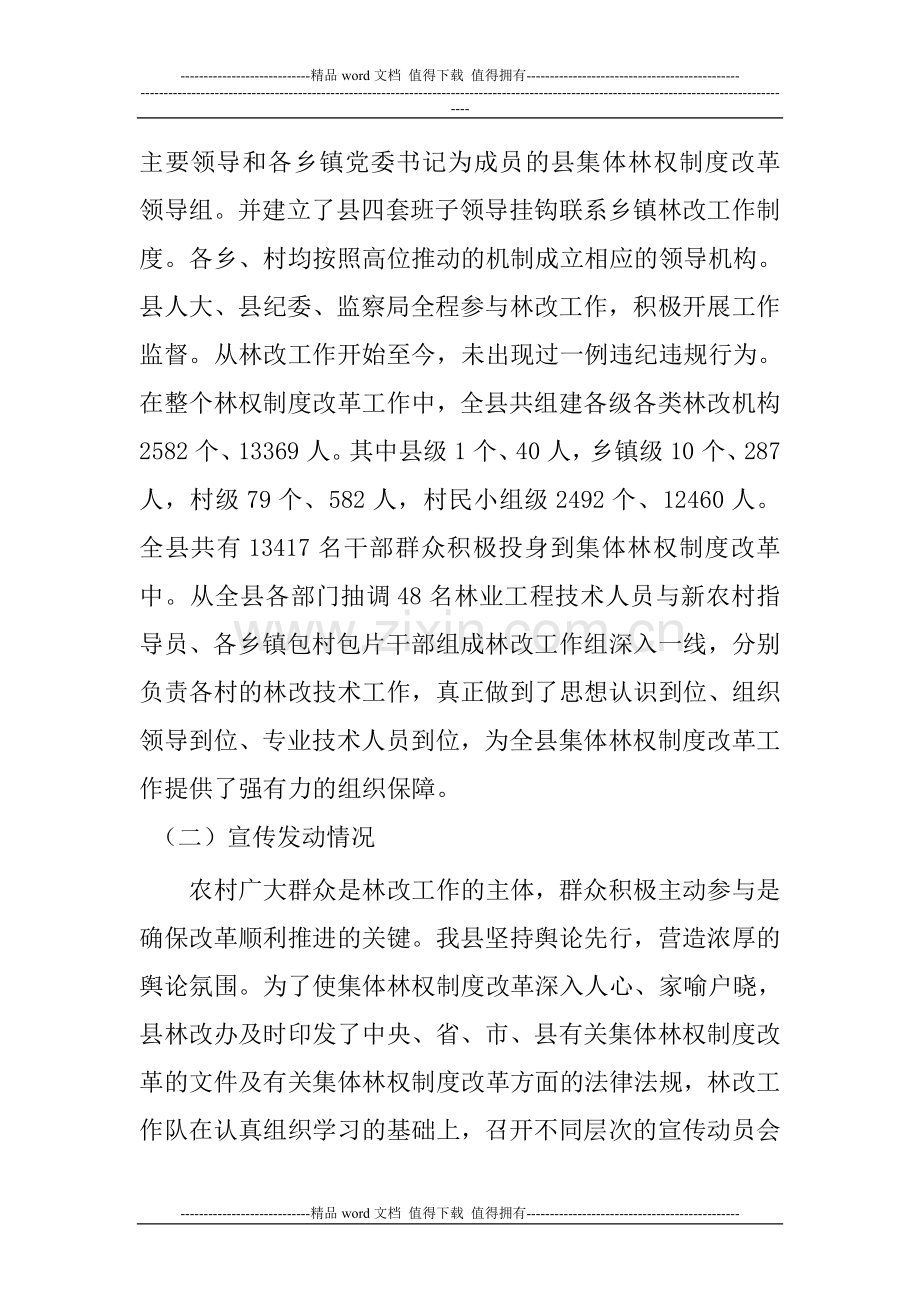 盐津集体林权制度主体改革复查报告.doc_第3页