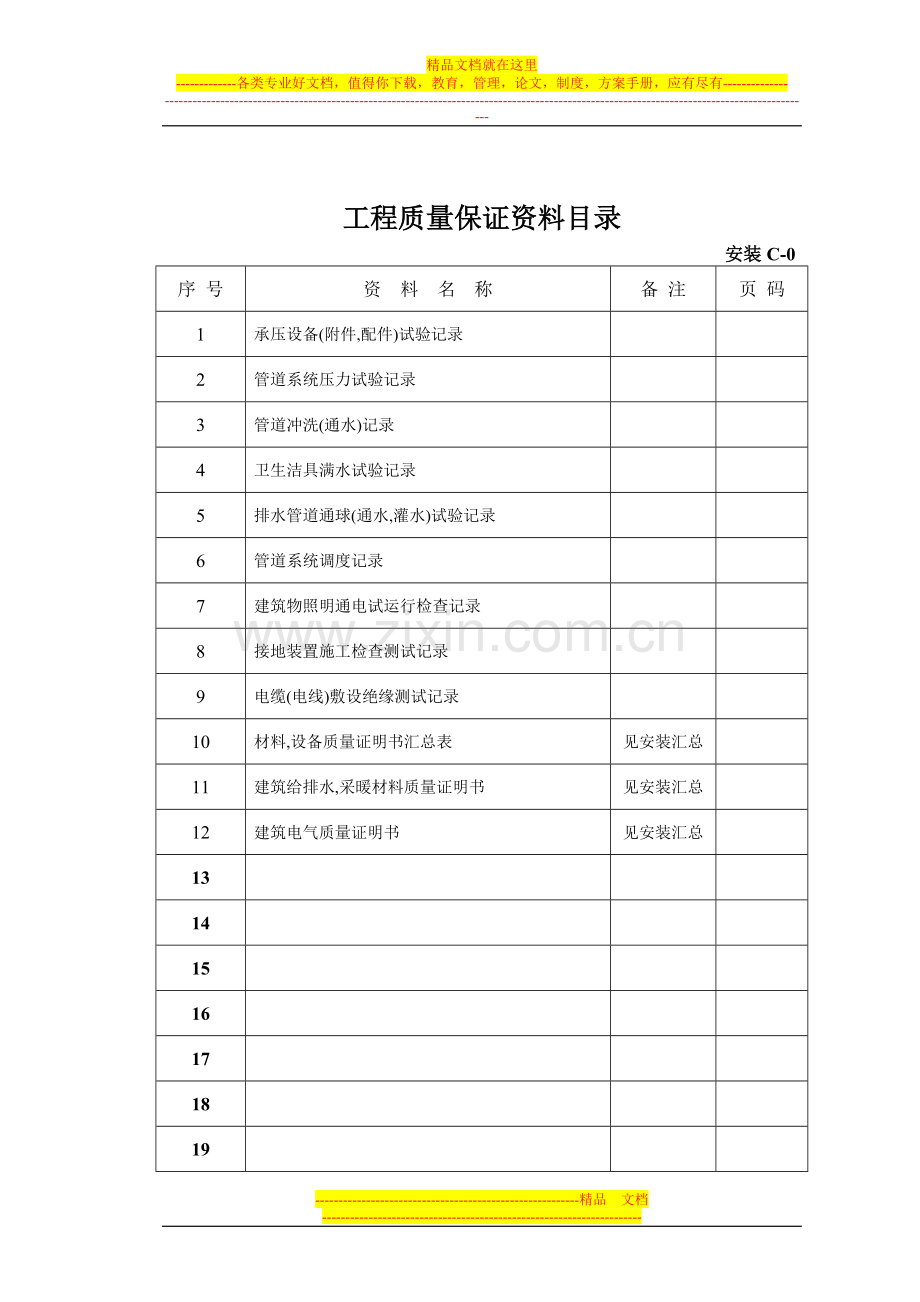 施工技术管理资料目录.doc_第2页