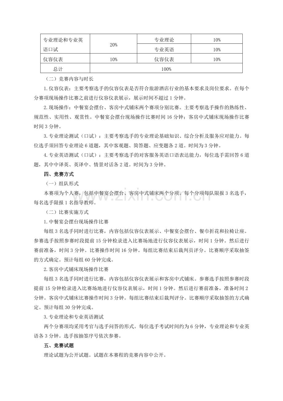 2016年安徽省职业院校技能大赛中职组酒店服务赛项规程.doc_第2页