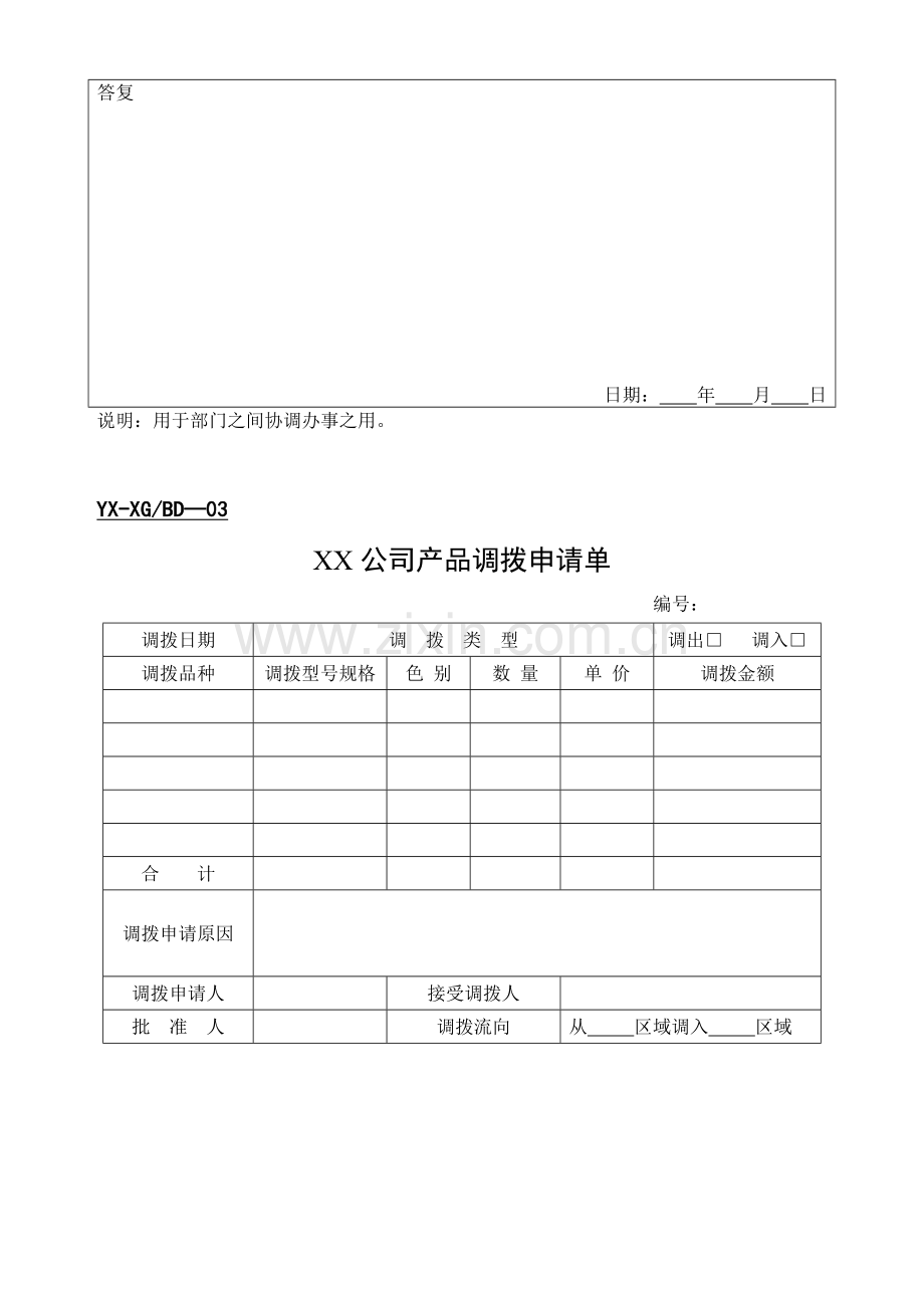 市场营销-销售管理部表格.doc_第3页