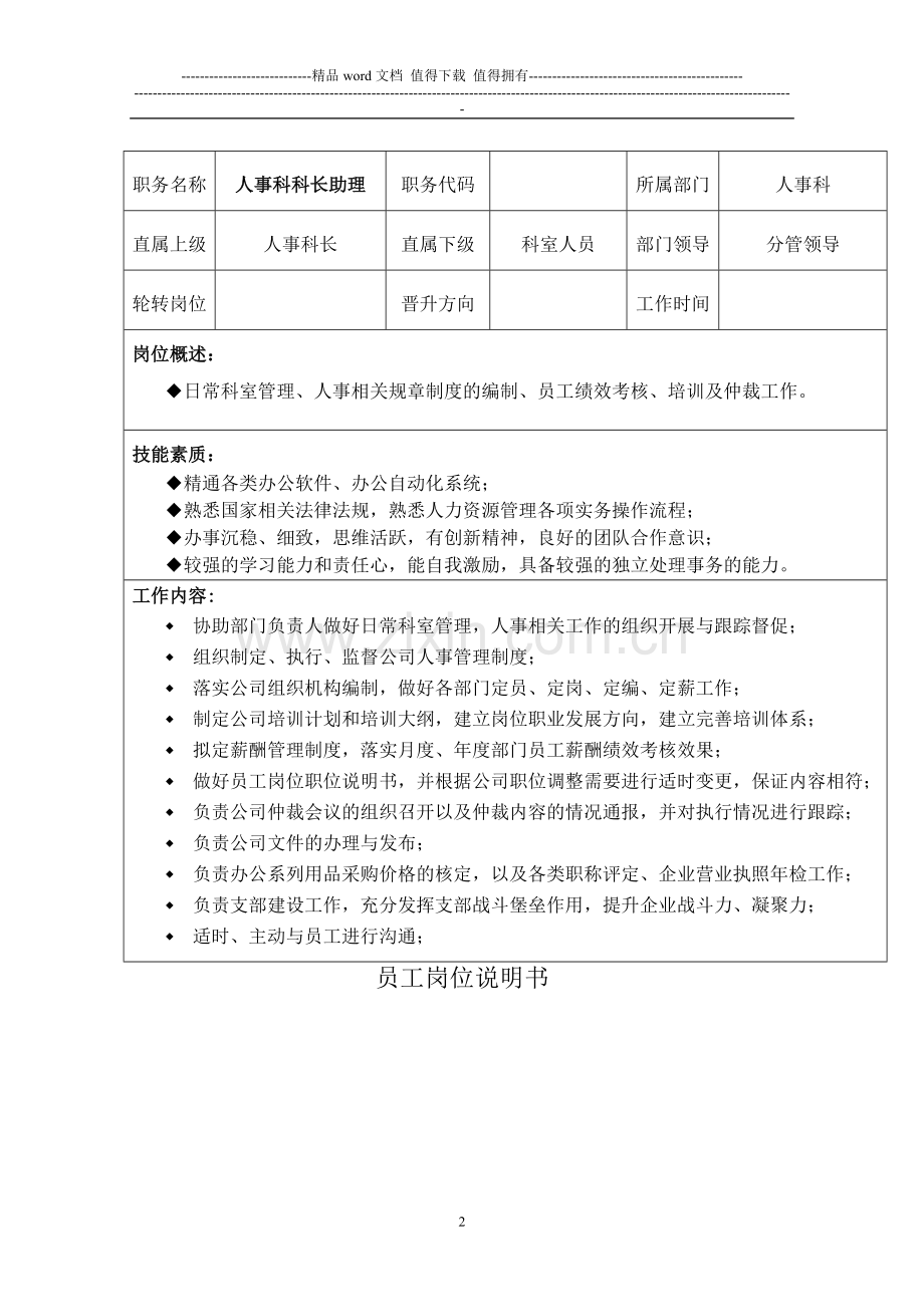 1员工岗位说明书.doc_第2页