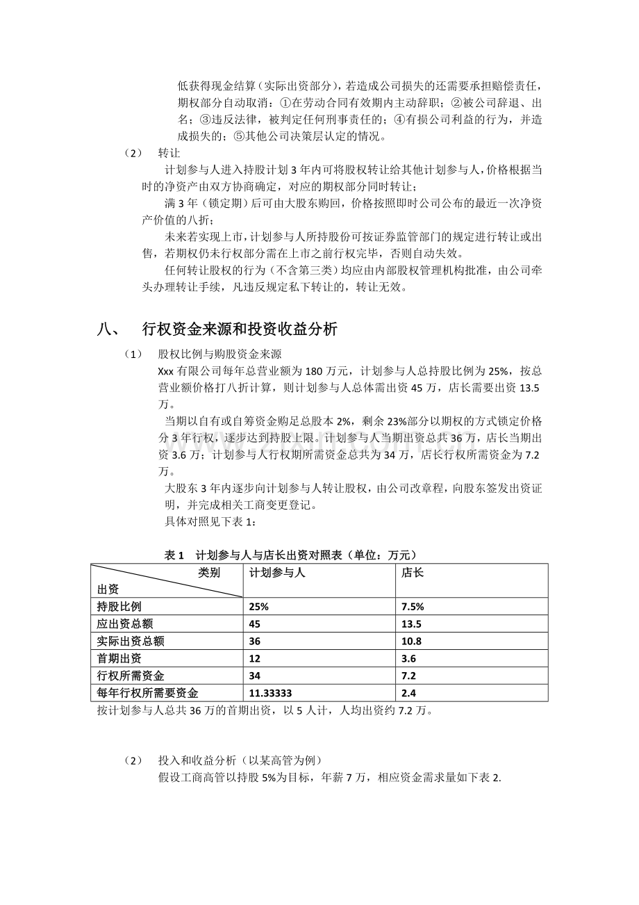 美容院单店股权激励方案.doc_第3页