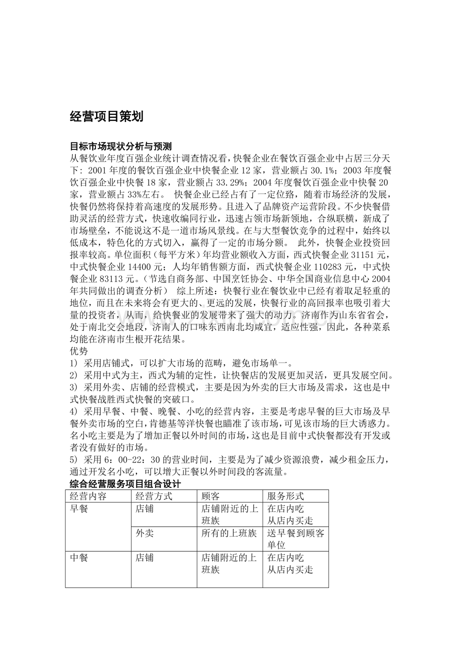 快餐店经营策划.doc_第1页