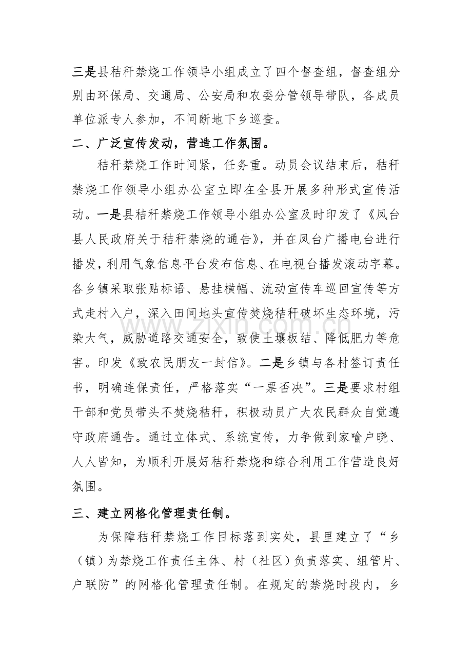 秸秆禁烧工作汇报材料.doc_第2页