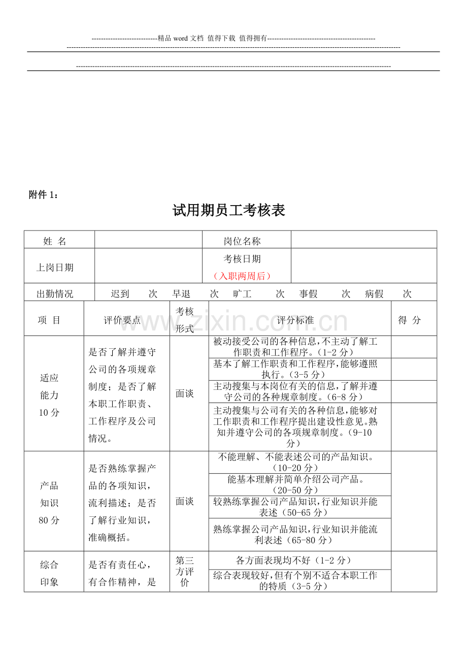 新员工试用期考核表..doc_第2页