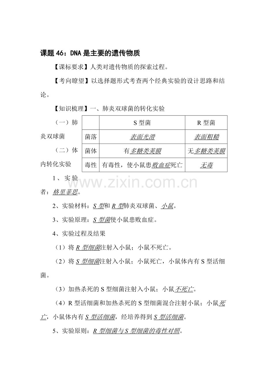 高三生物下册同步讲练检测11.doc_第1页