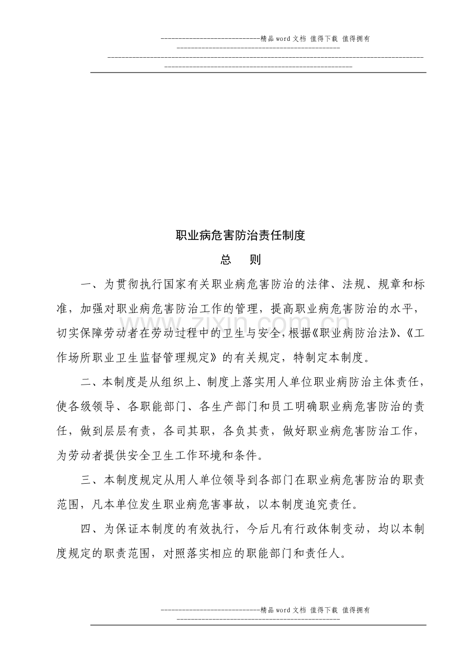 新版职业卫生管理制度及操作规程.doc_第3页