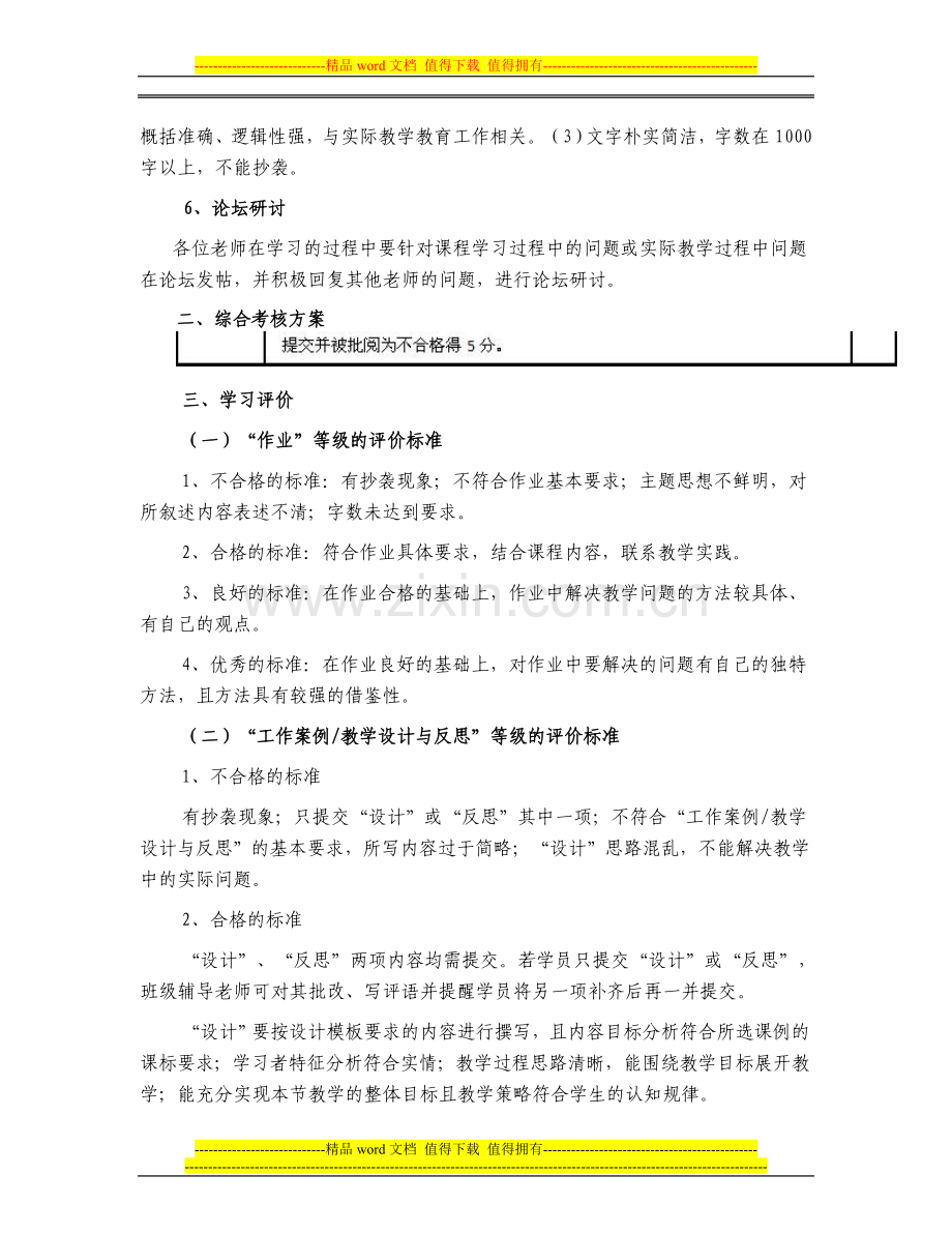 河北省2012年全员远程培训考核方案..doc_第2页