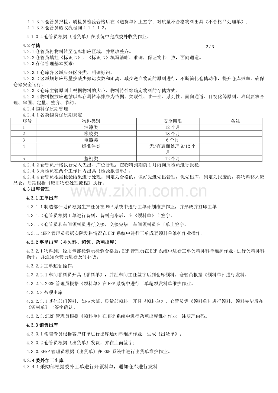 仓库管理制度-(二级程序文件定版).doc_第2页