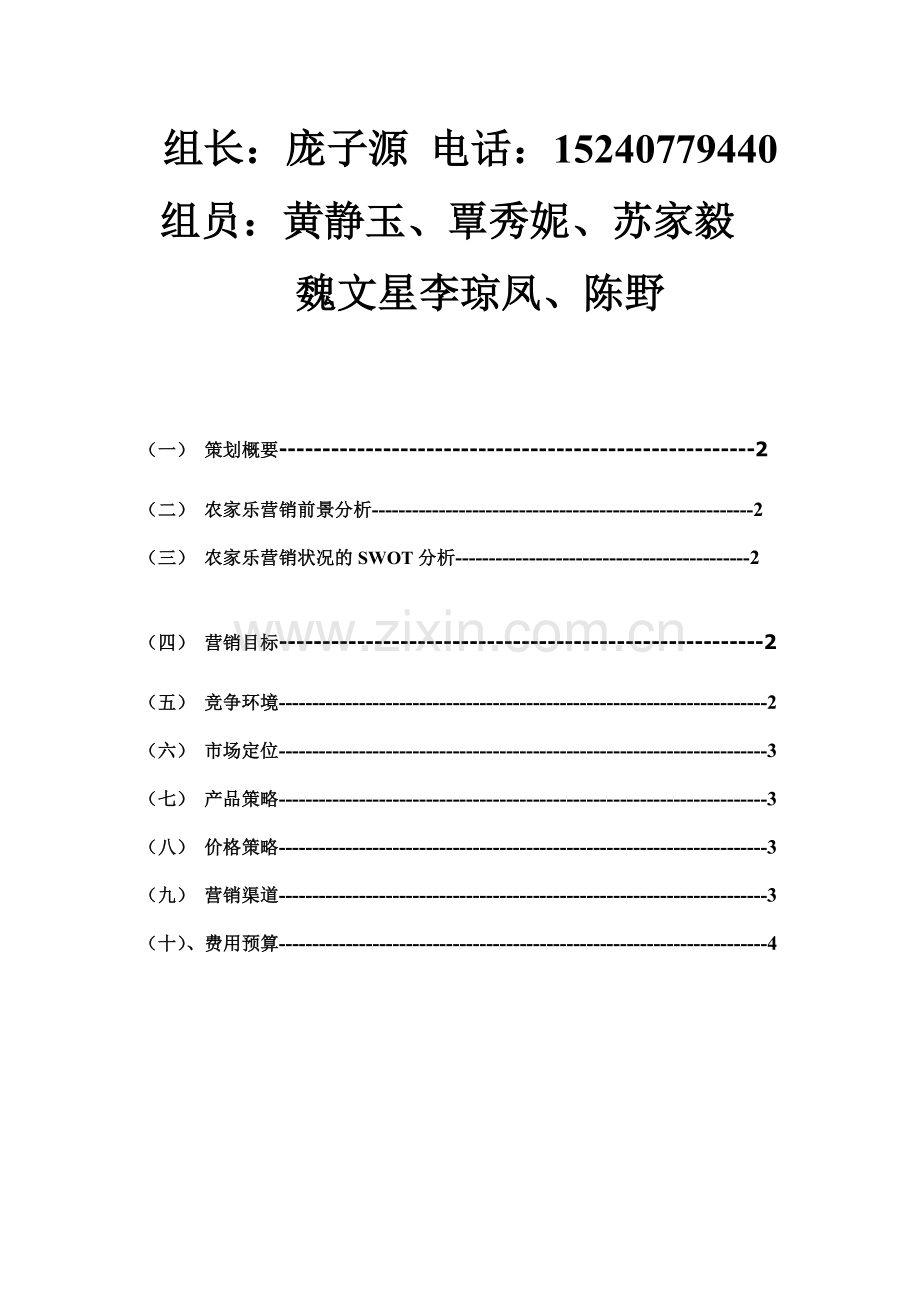 农家乐产品营销策划方案书.doc_第3页