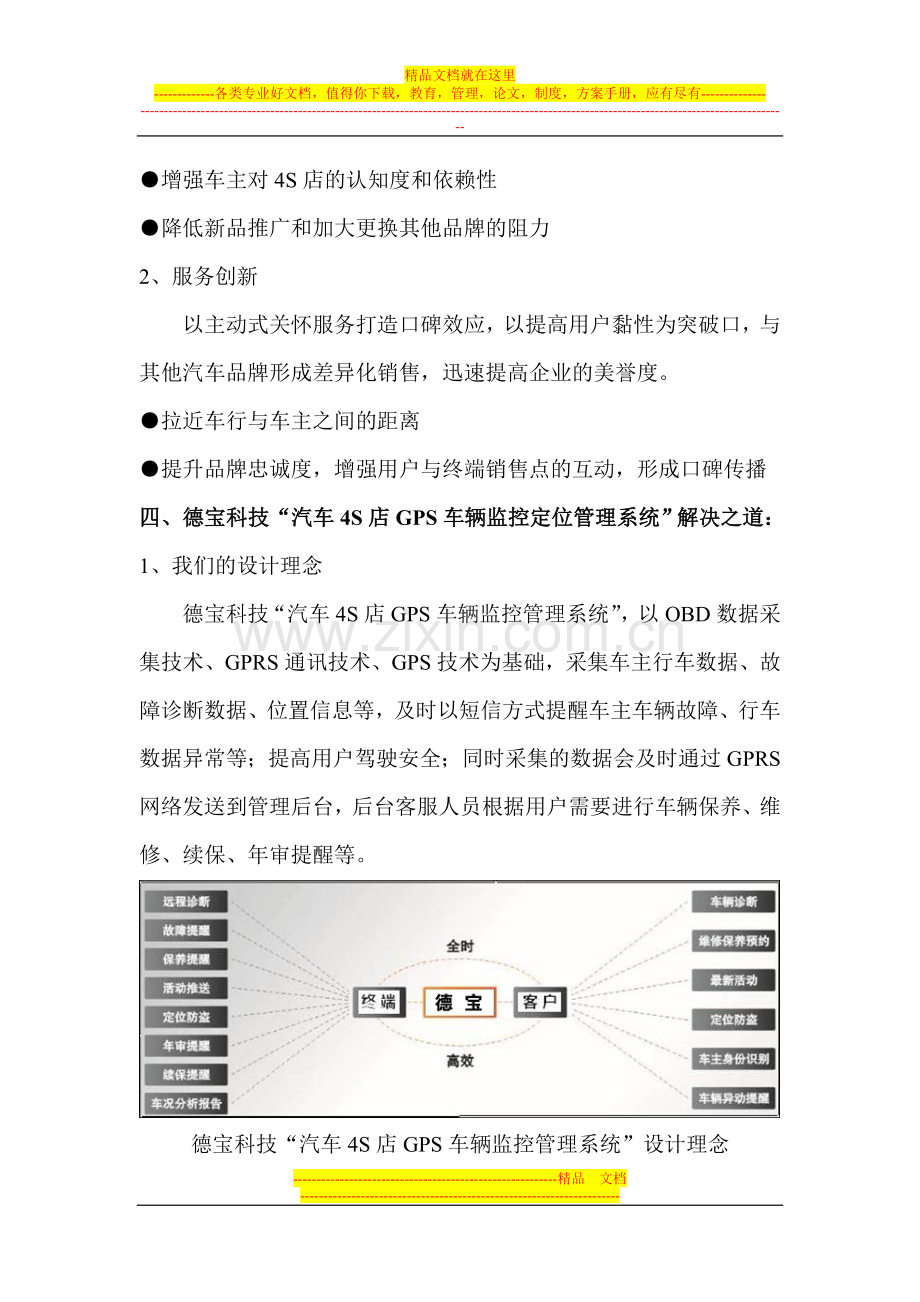 汽车4S店GPS车辆监控定位管理系统设计方案.doc_第2页