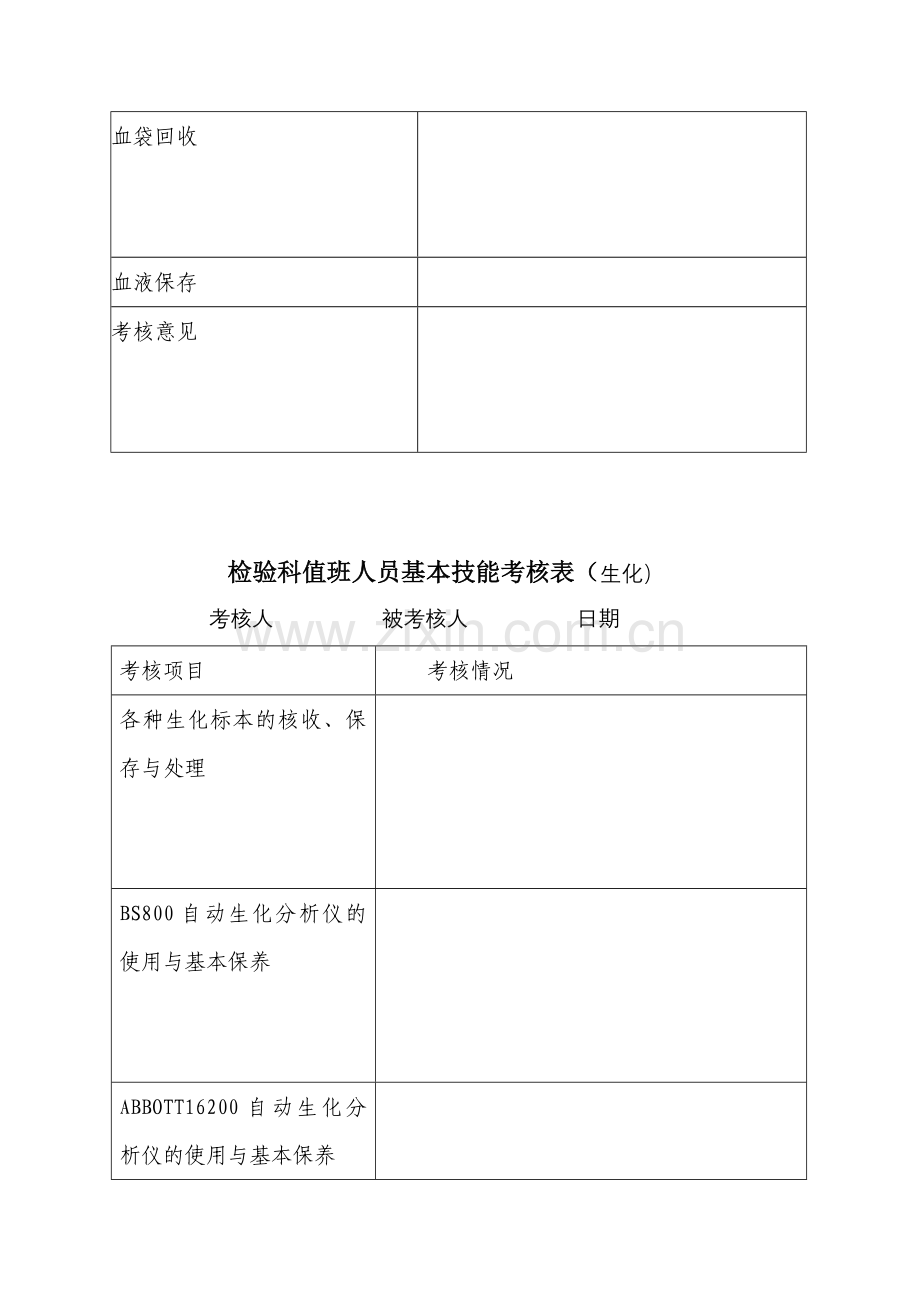 检验科值班人员基本技能考核表(定稿)..doc_第3页