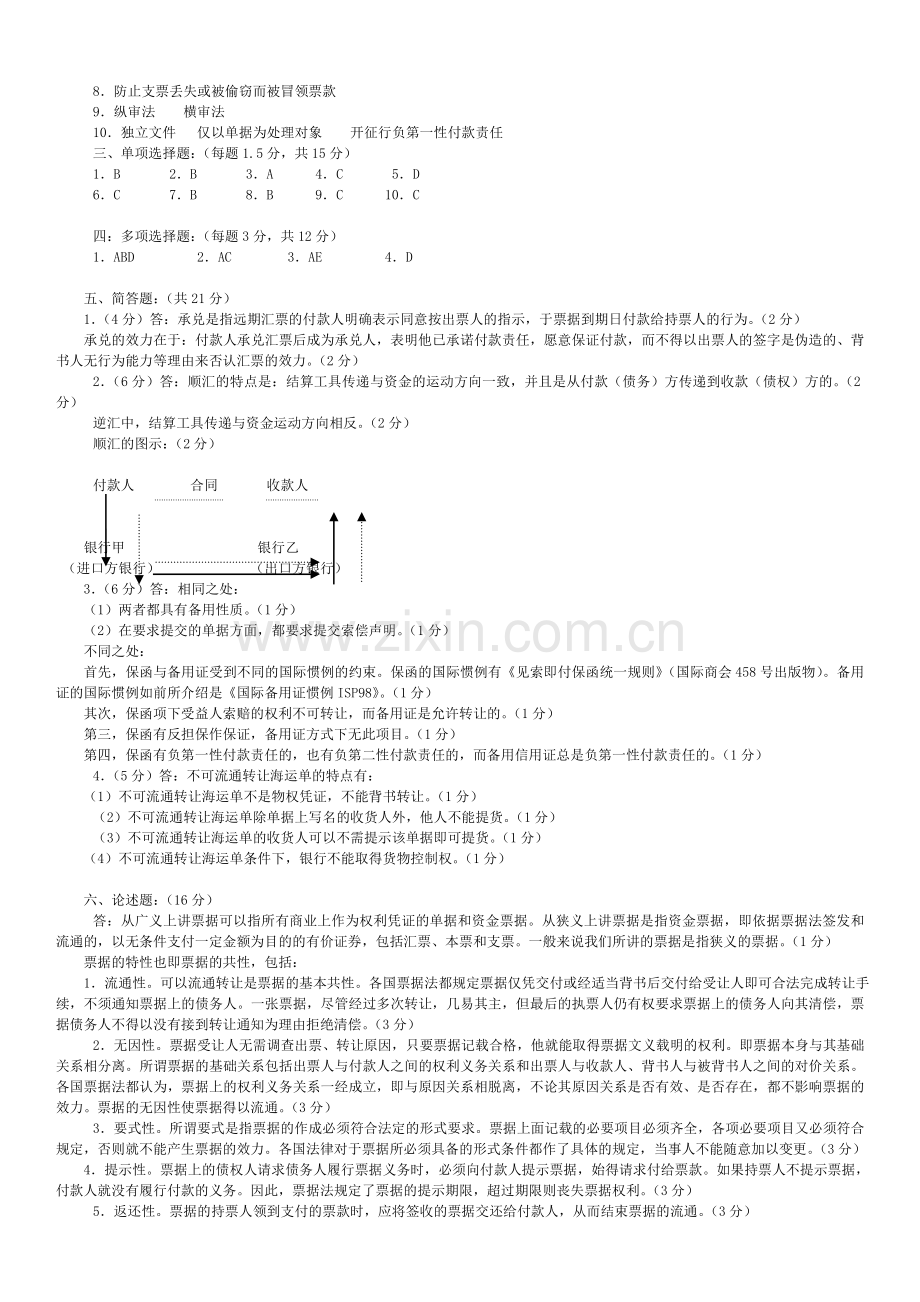 2012国际结算期末考试试题答案.doc_第3页