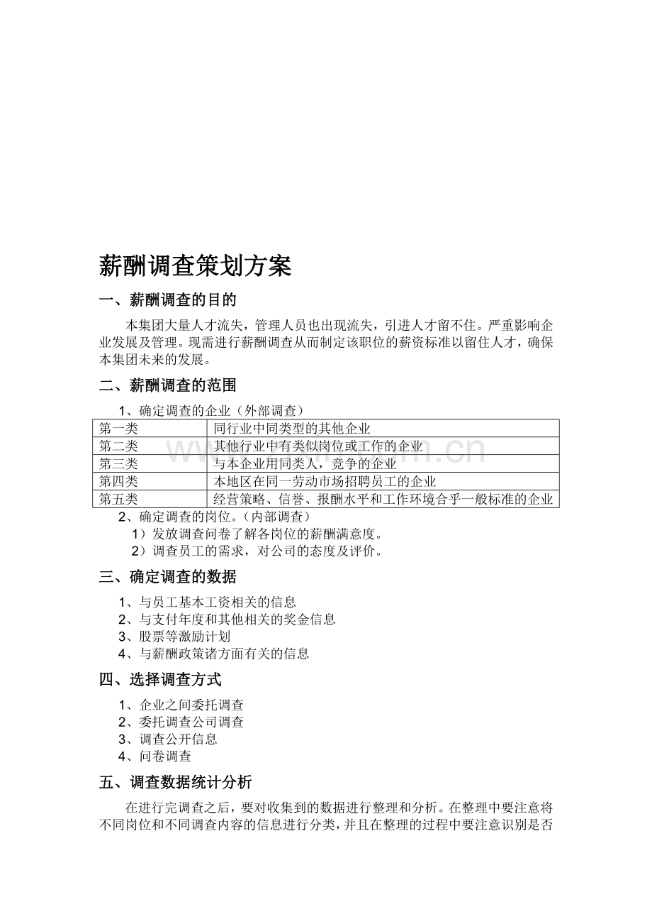 薪酬调查策划方案.doc_第1页