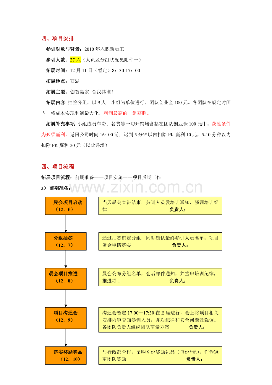 创智赢家培训方案-2010新员工拓展培训方案.doc_第2页