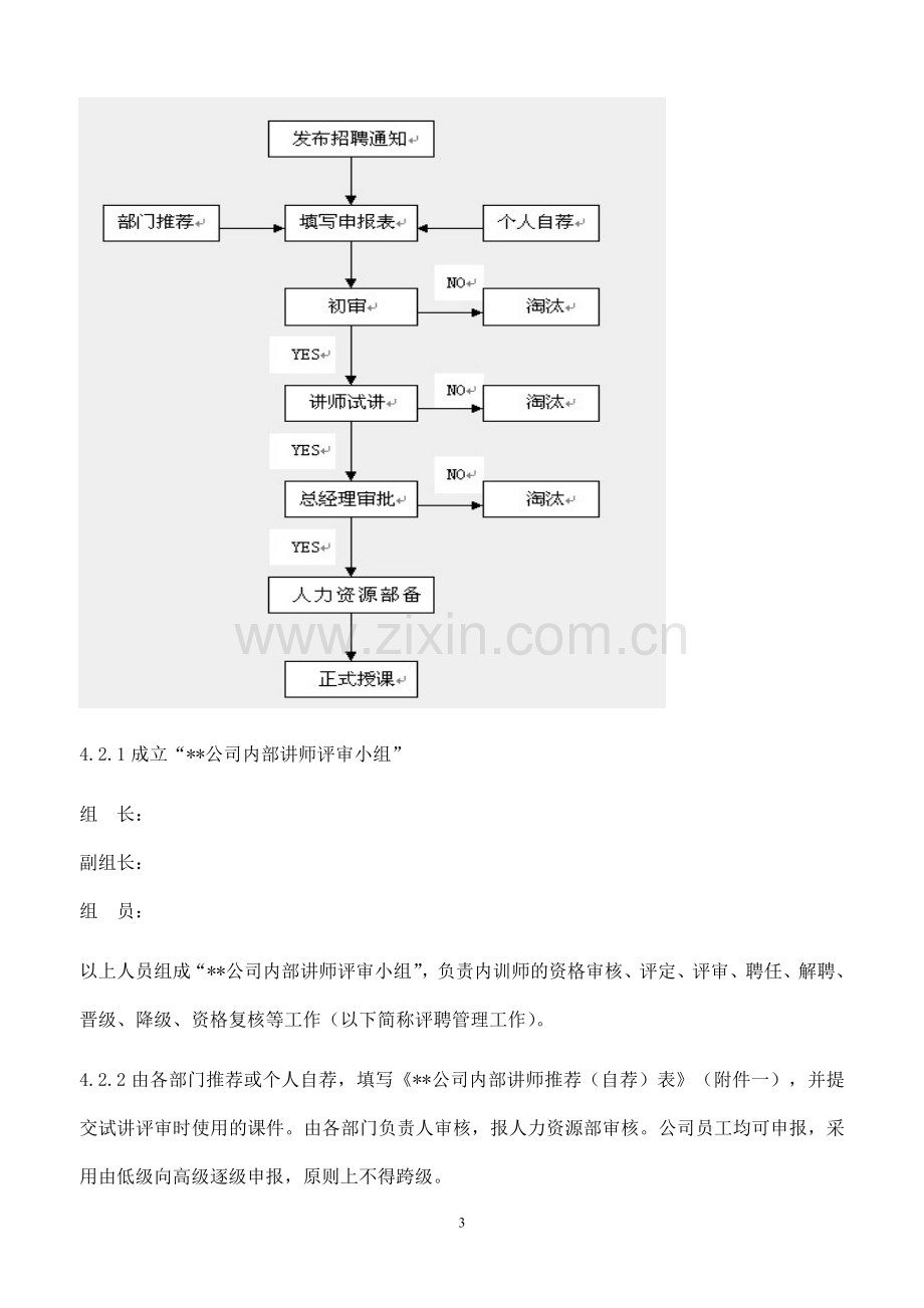 公司内部讲师管理制度(绝对原创).doc_第3页