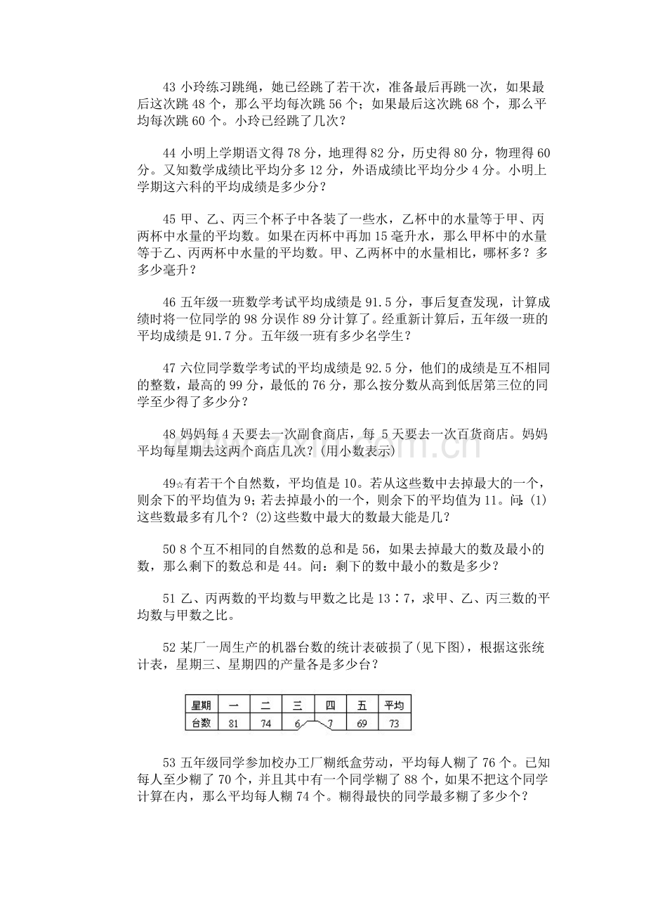 奥林匹克训练题库·平均数.doc_第2页