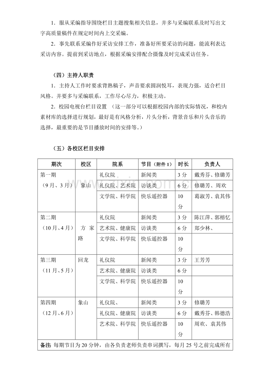 杭州市转塘小学金太阳电视台策划书(修改).doc_第2页