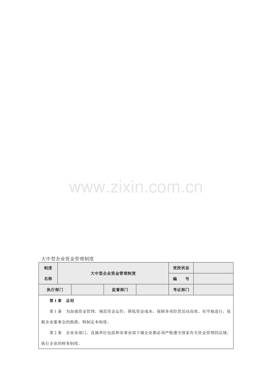 大中型企业资金管理制度.doc_第2页