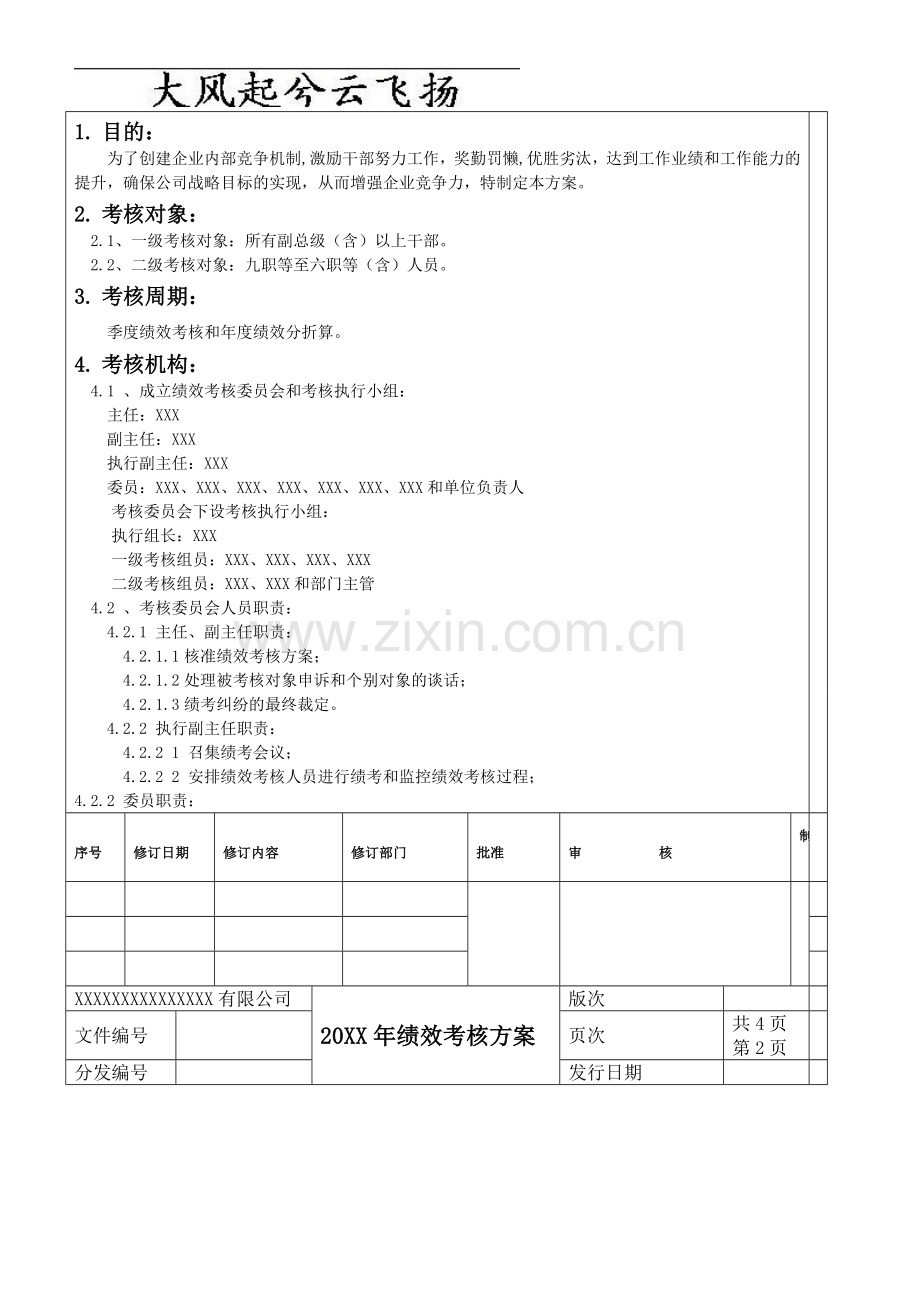 Sniuvv企业绩效考核方案(范例).doc_第2页