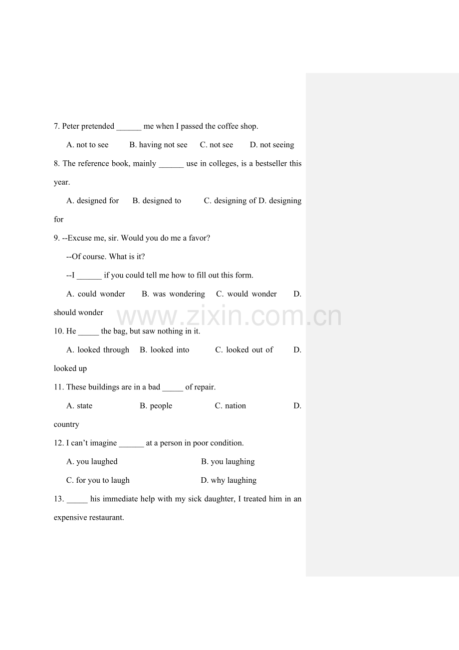 高一英语下册知识点每课一练检测试9.doc_第2页