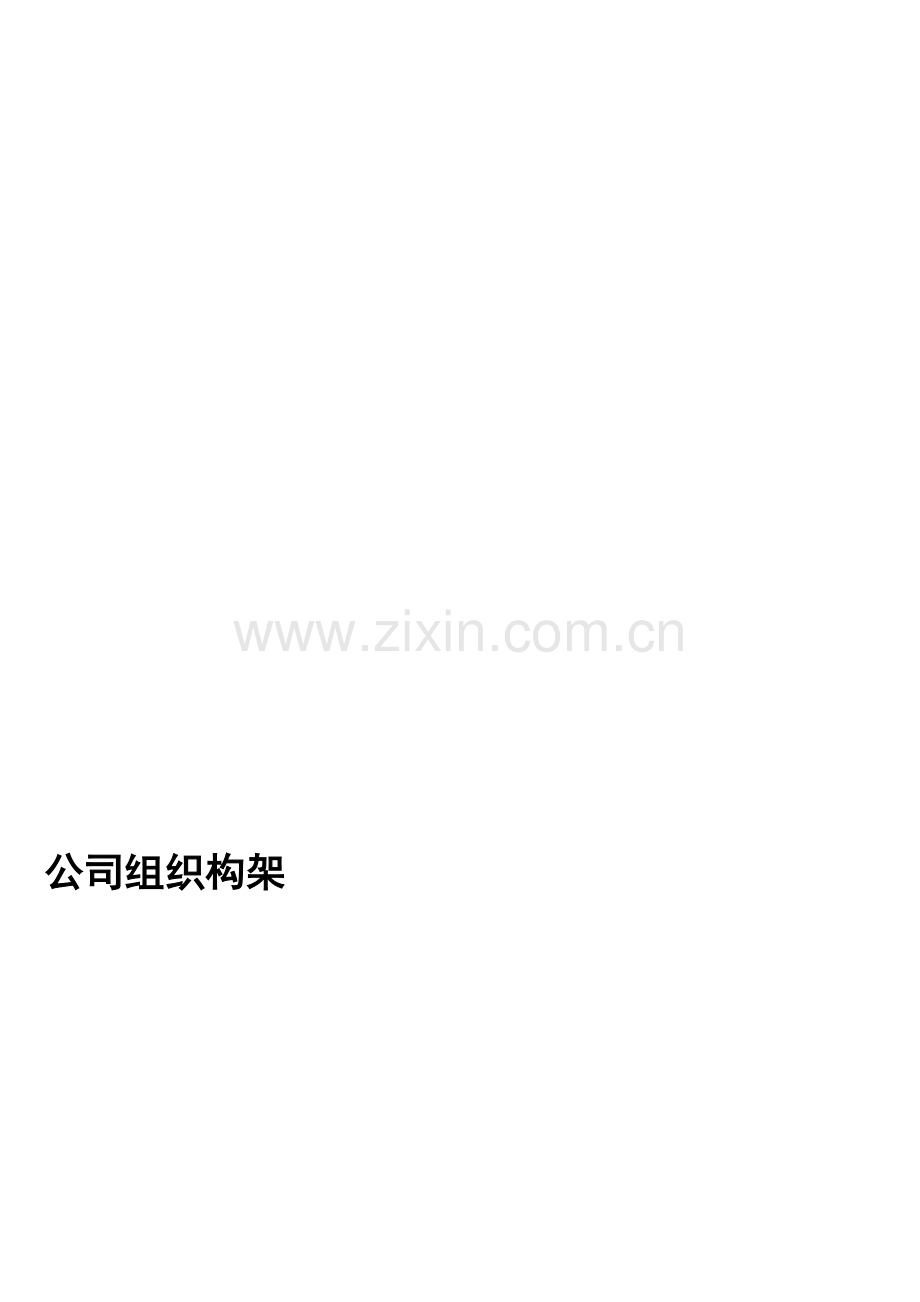 公司组织框架--整体运营控制流程图.doc_第1页