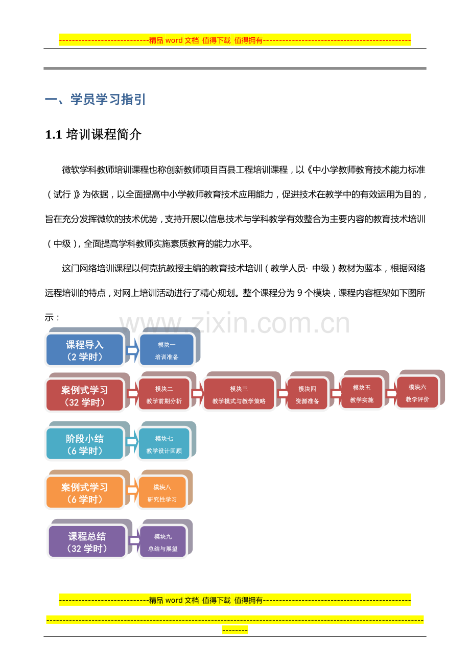 微软学科培训-学员手册2013.doc_第3页