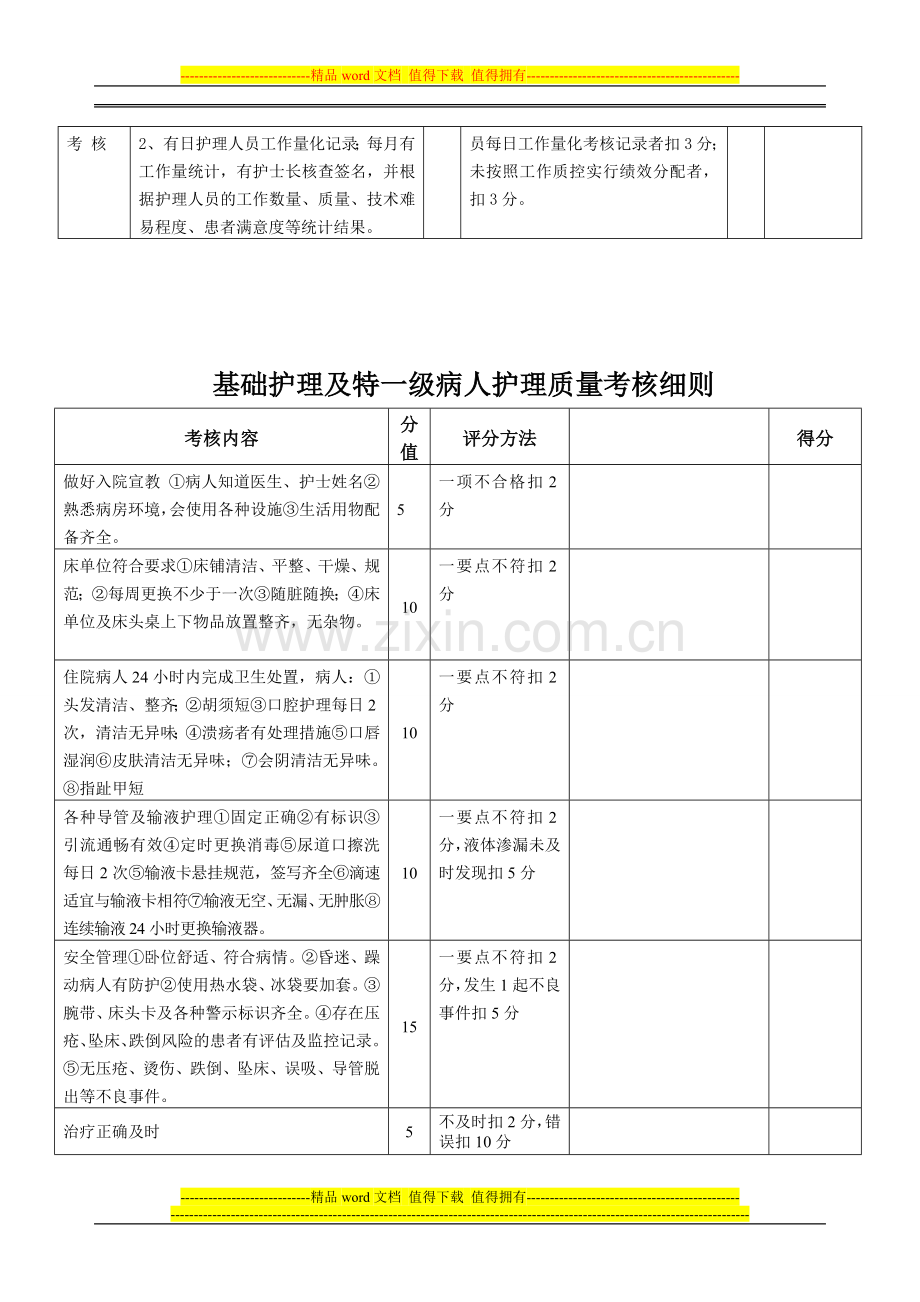 新优质护理服务质量考核细则..doc_第2页