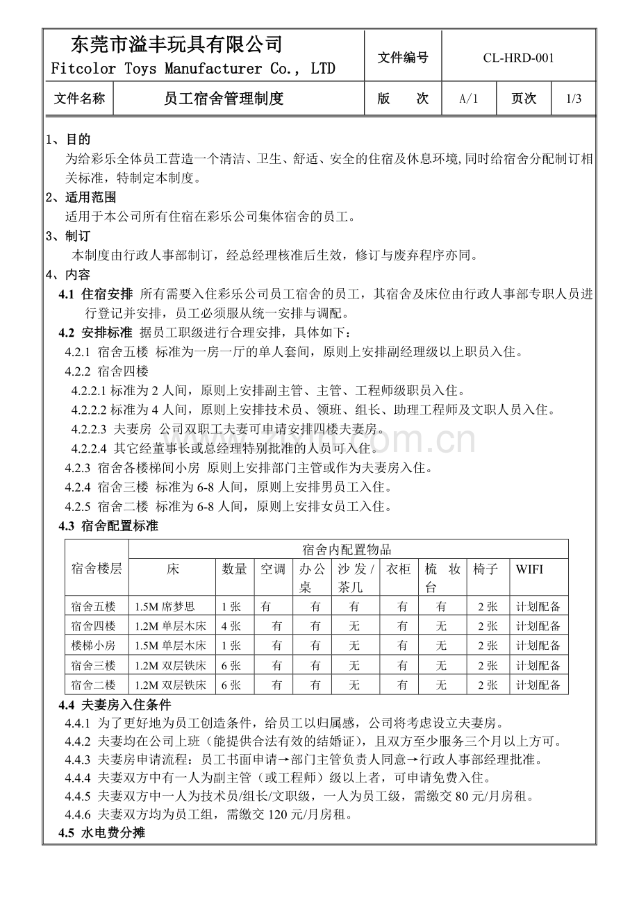 员工宿舍管理制度1.doc_第1页