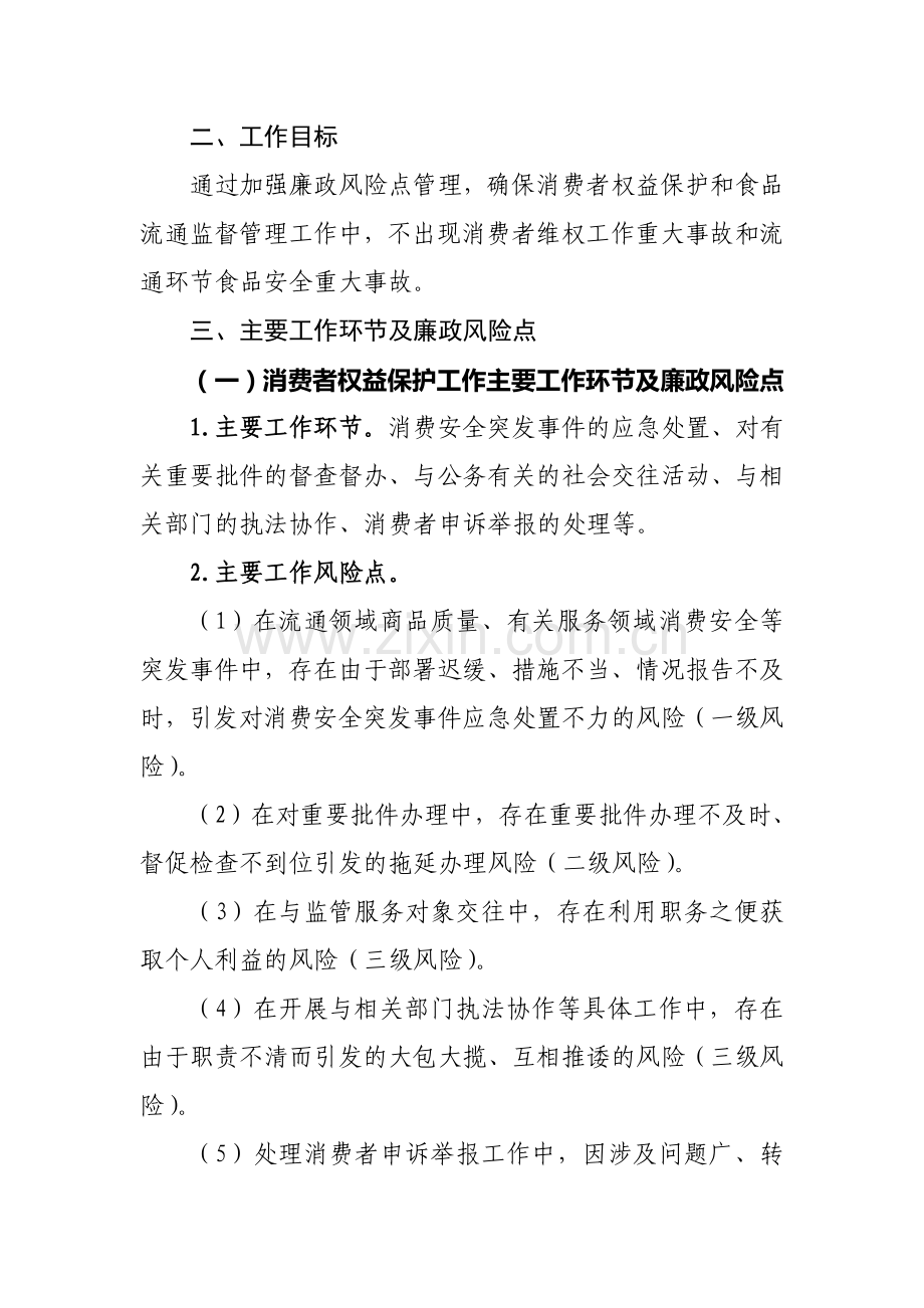 对全省工商系统各级消保机构廉政风险点防范管理的指导意见.doc_第2页