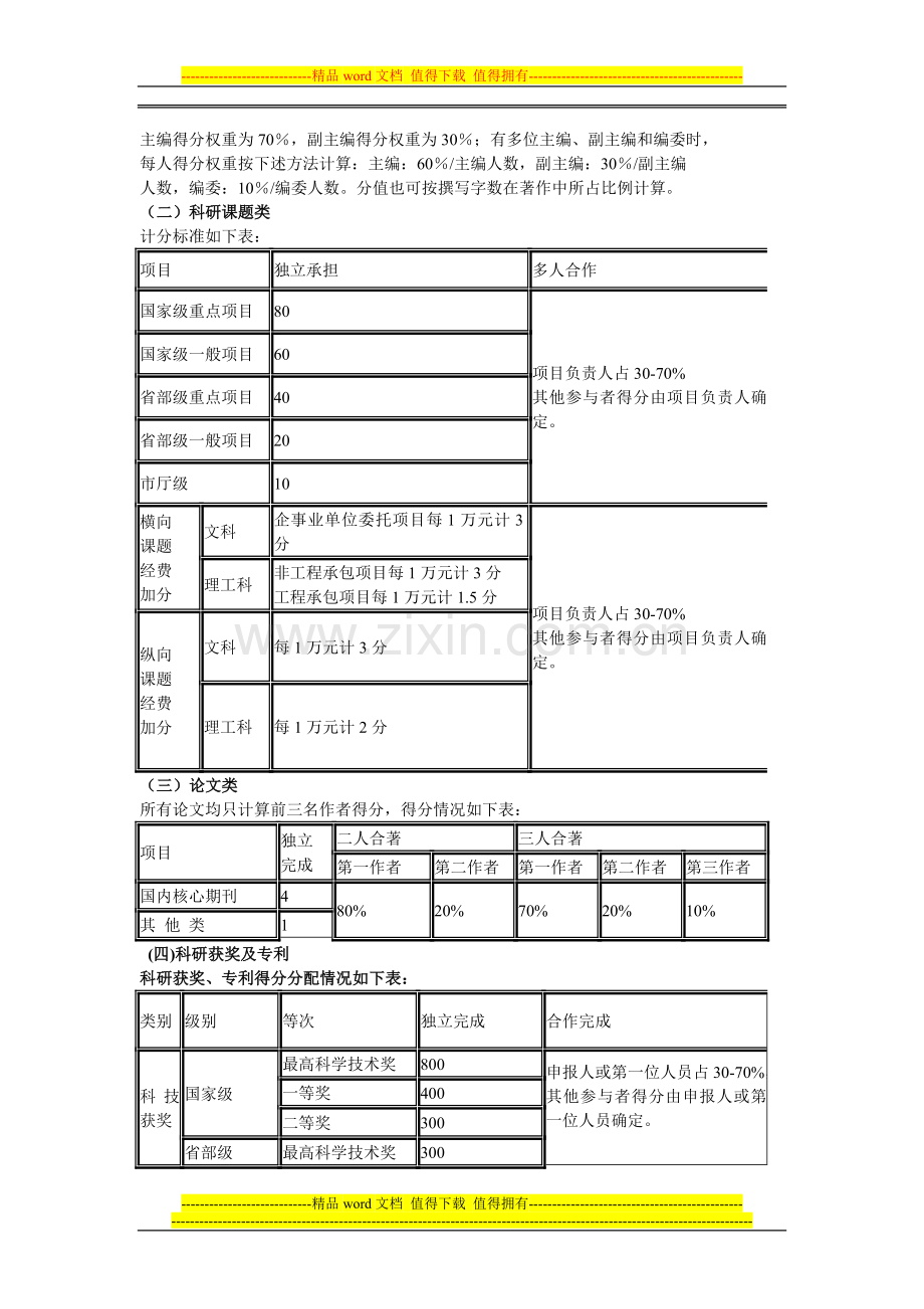 艺术设计学院教学科研岗位教师年度考核评分办法.doc_第2页