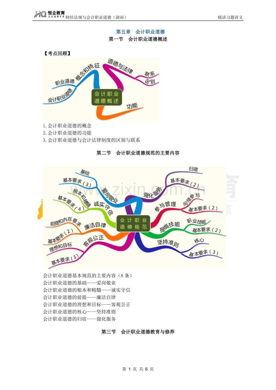 05-第五章-会计职业道德.doc_第1页