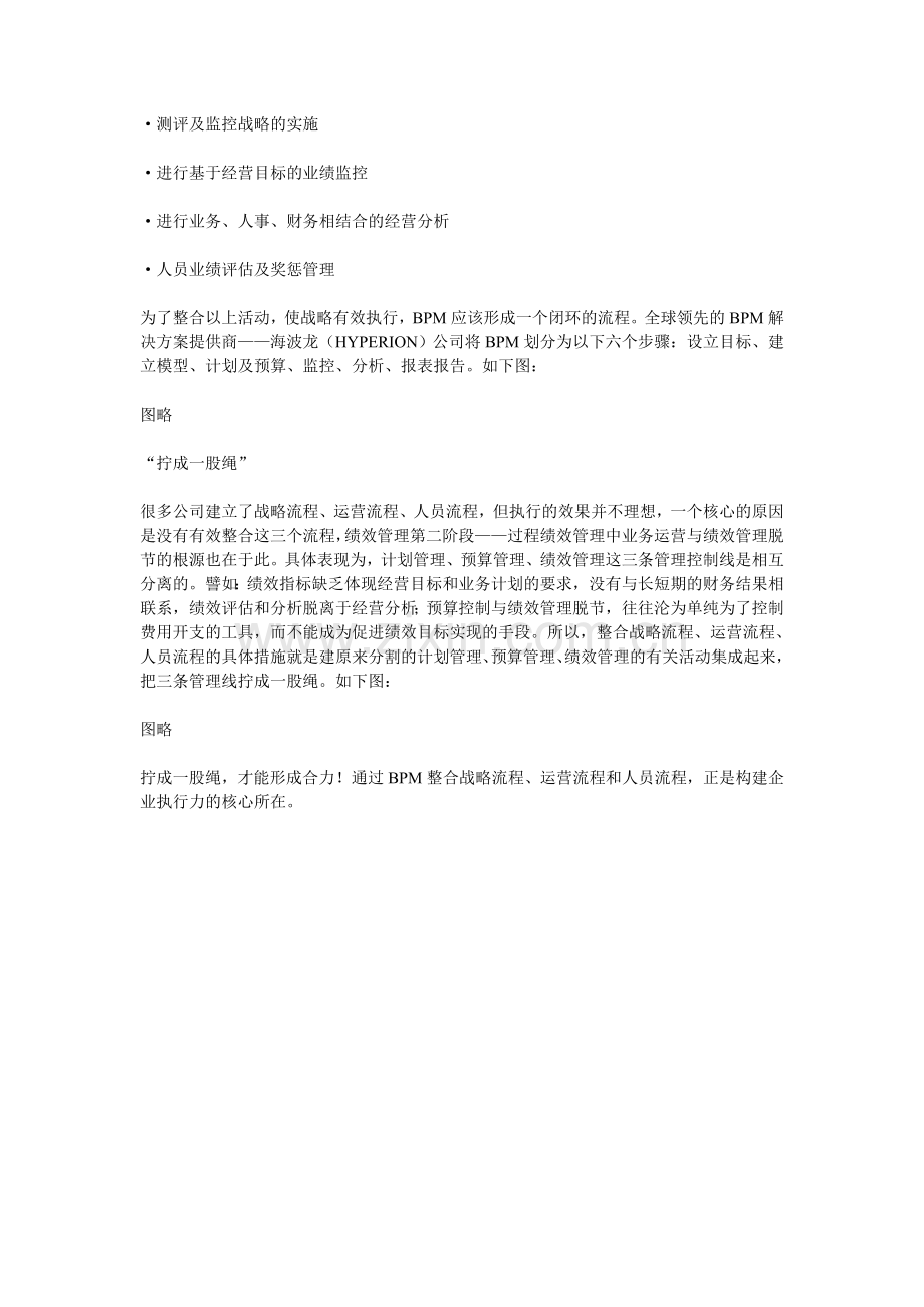 企业绩效管理(BPM)——整合战略、运营与人员流程.doc_第3页