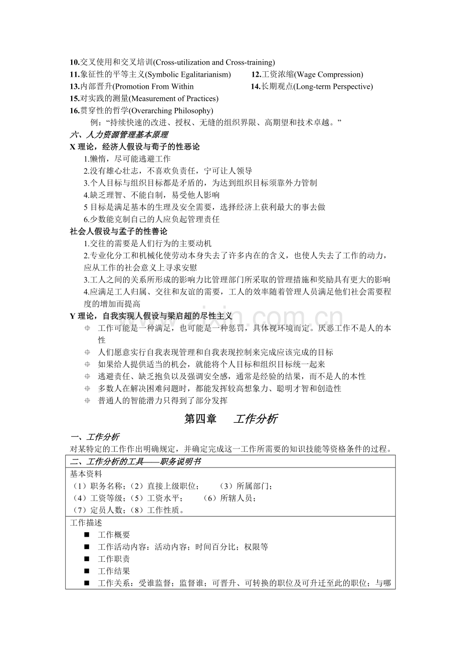 人力资源管理重点.doc_第2页