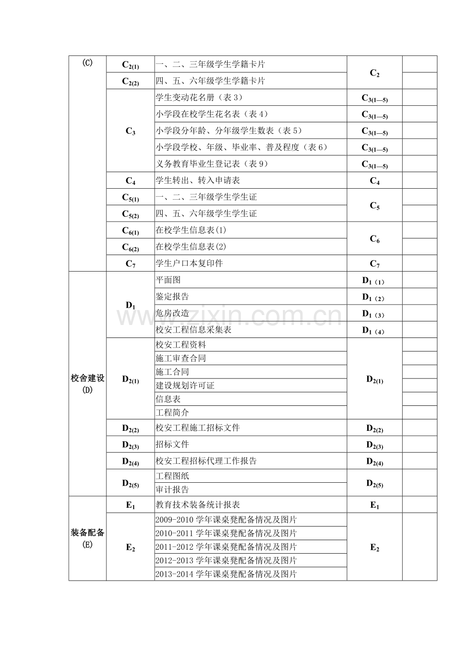 平定县新村小学教育教学工作管理档案目录.doc_第3页