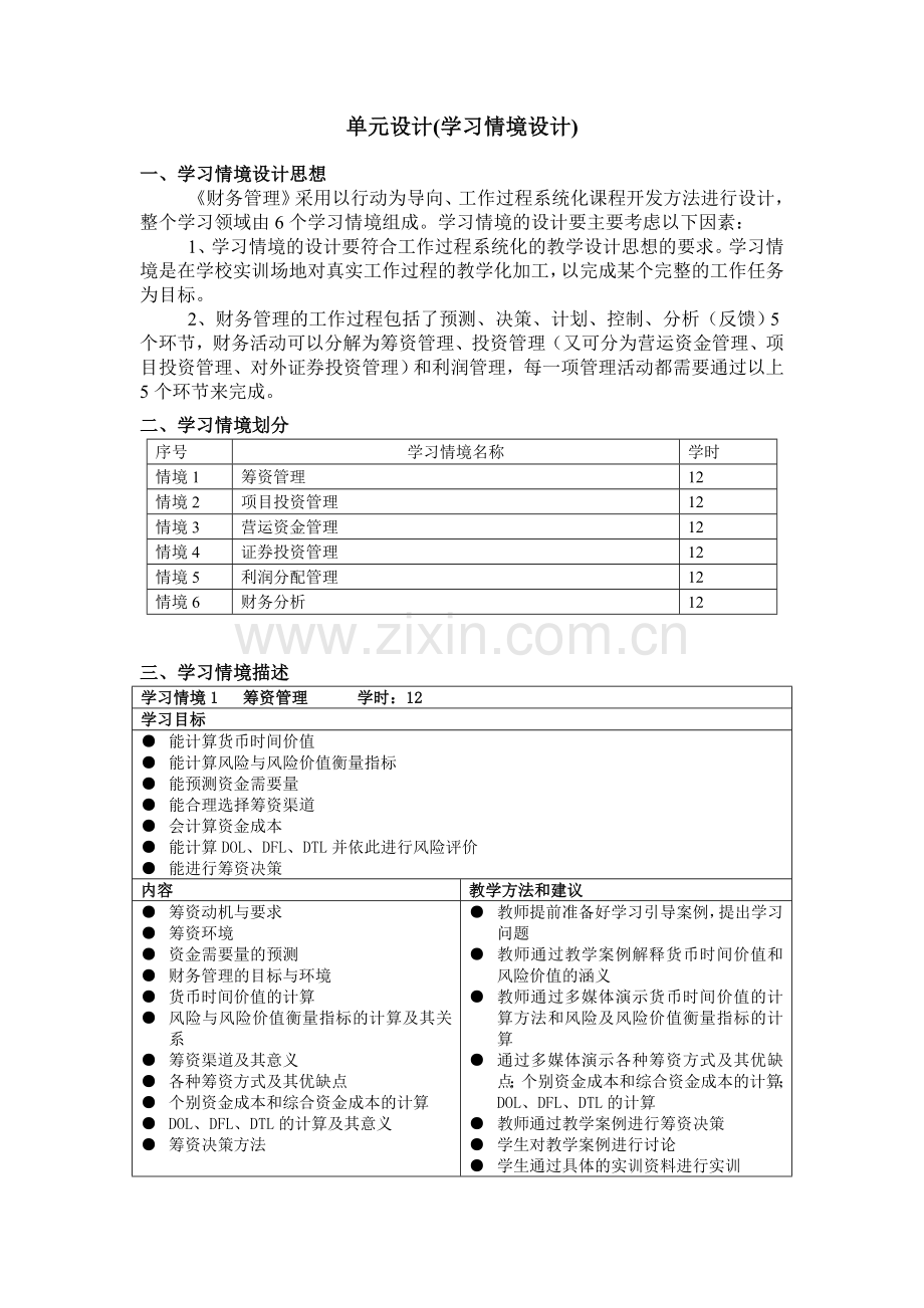 财务管理课程设计.doc_第3页