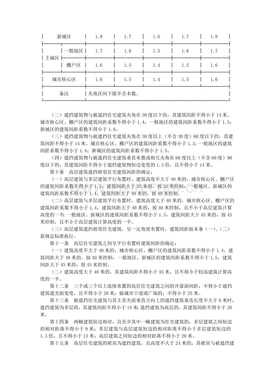 本溪市住宅建筑间距和日照管理规定.doc_第2页