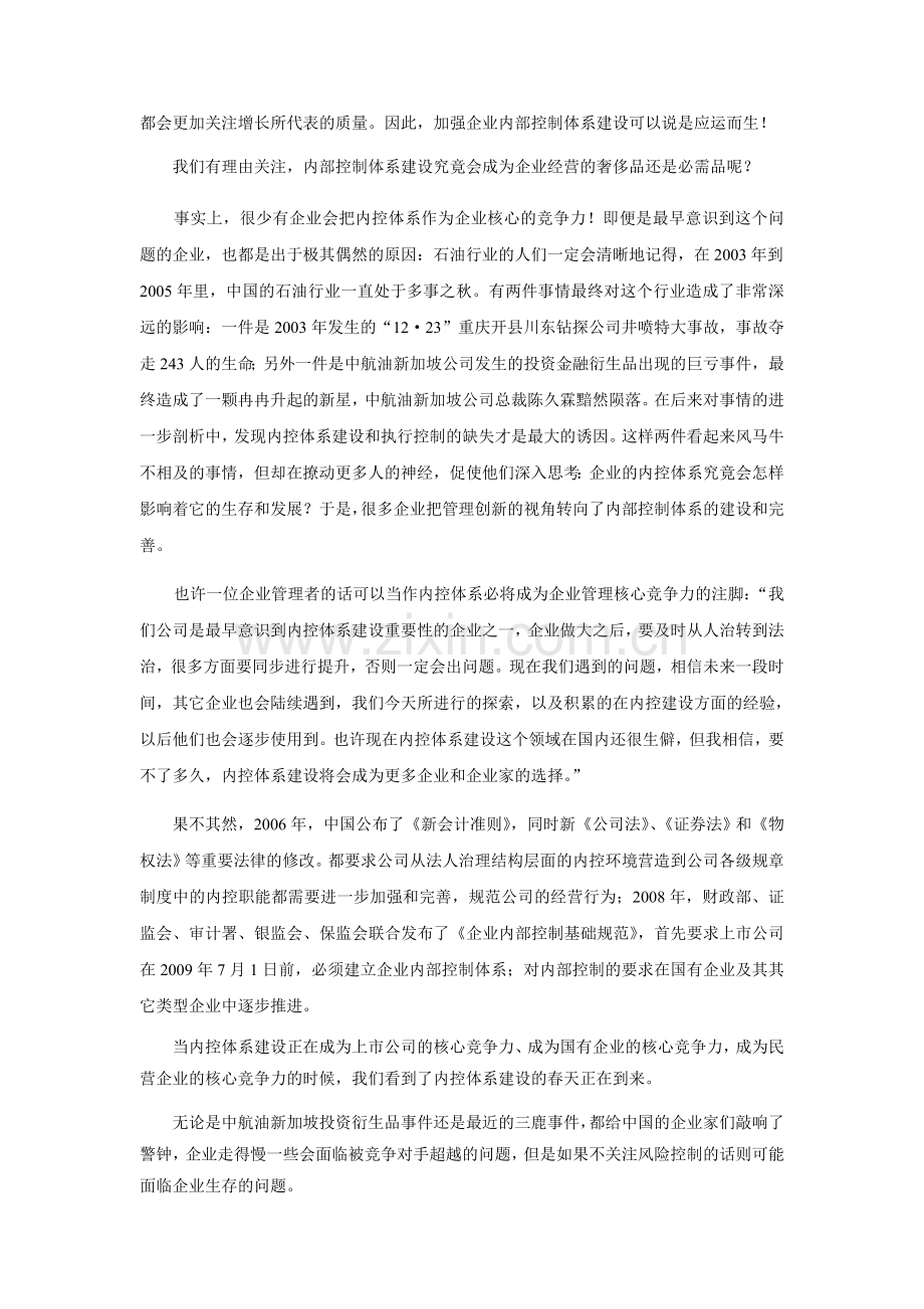 内部控制――企业可持续发展的基石.doc_第2页