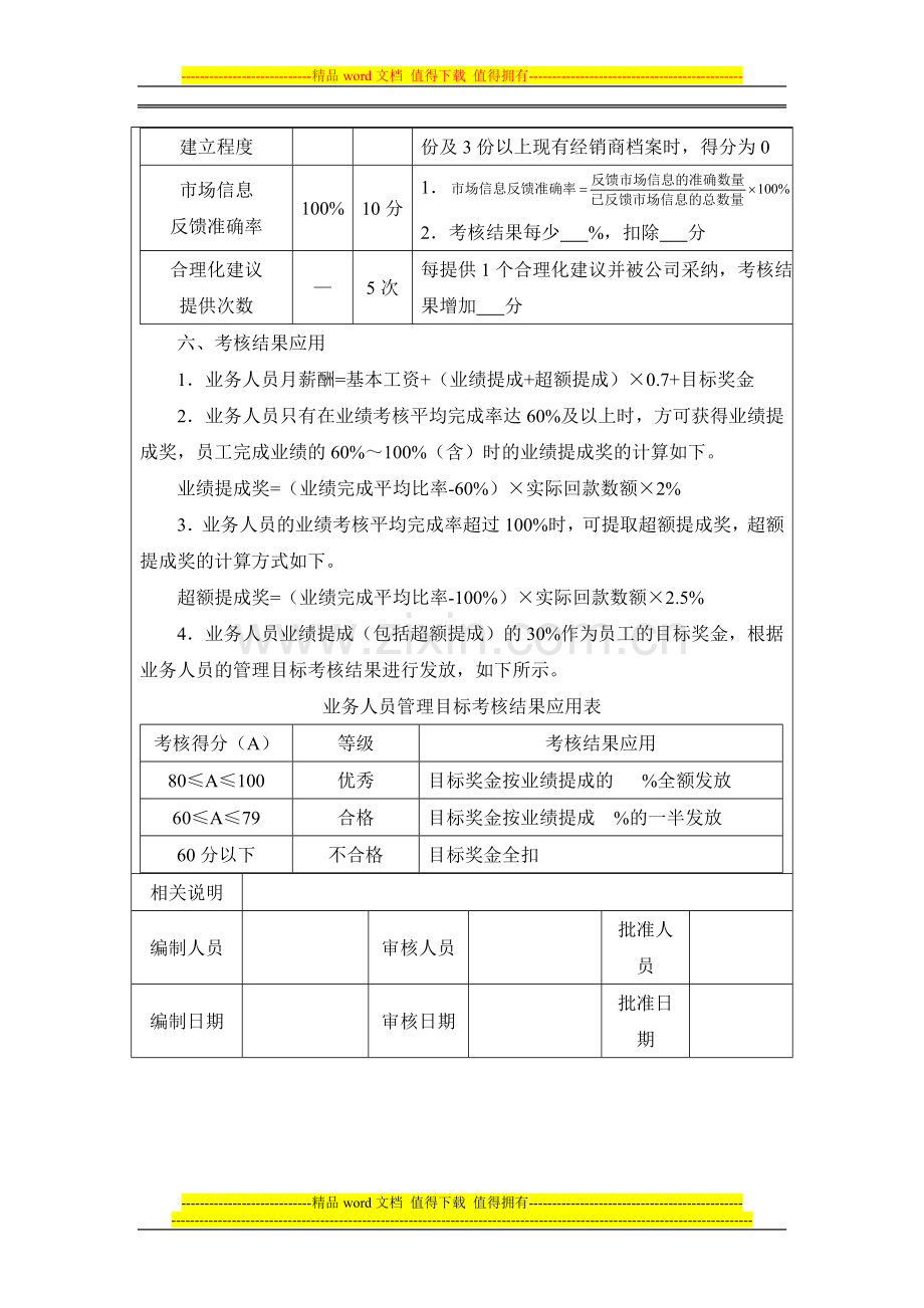 正式员工薪酬考核标准..doc_第3页